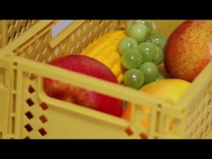 Wiederverwendbare Stapelkörbe aus Kunststoff