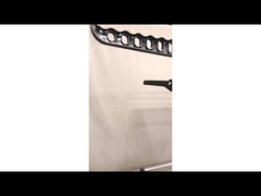 3-stufiger, zusammenklappbarer Wäscheständer aus Edelstahl