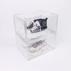 Transparente stapelbare Schuh-PlastikMagazin-Acrylfach-Art