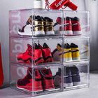 Haushalts-Acryltropfen Front Shoe Box Transparent Stackable
