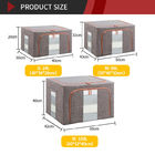Deckel 1.4KG Grey Fabric Storage Boxes With, Gewebe-Würfel-Voorratsbehälter Sonsill geruchloser