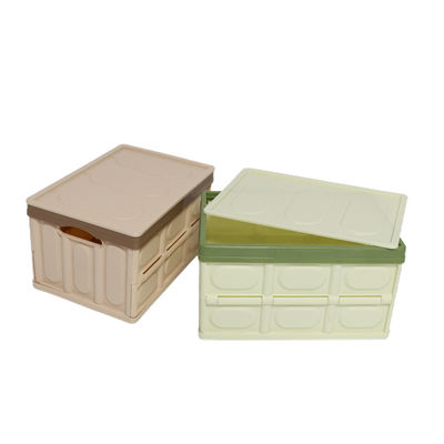 Qualität  Multiscene Collapsible Storage Bins With Lid , Silk Road Enterprise Durable Foldable Plastic Bins usine